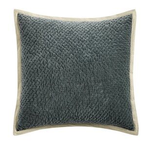 Pottery Barn Gray and Cream Pillow